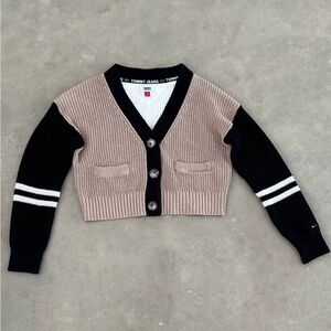 Tommy Hilfiger V-Neck Cardigan Sweater, Size Small